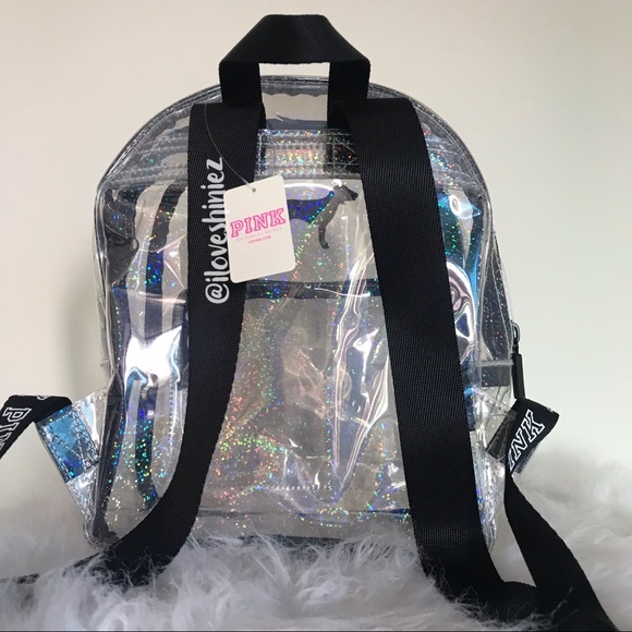 •Victoria's Secret PINK• Clear Mini Backpack - Picture 3 of 7